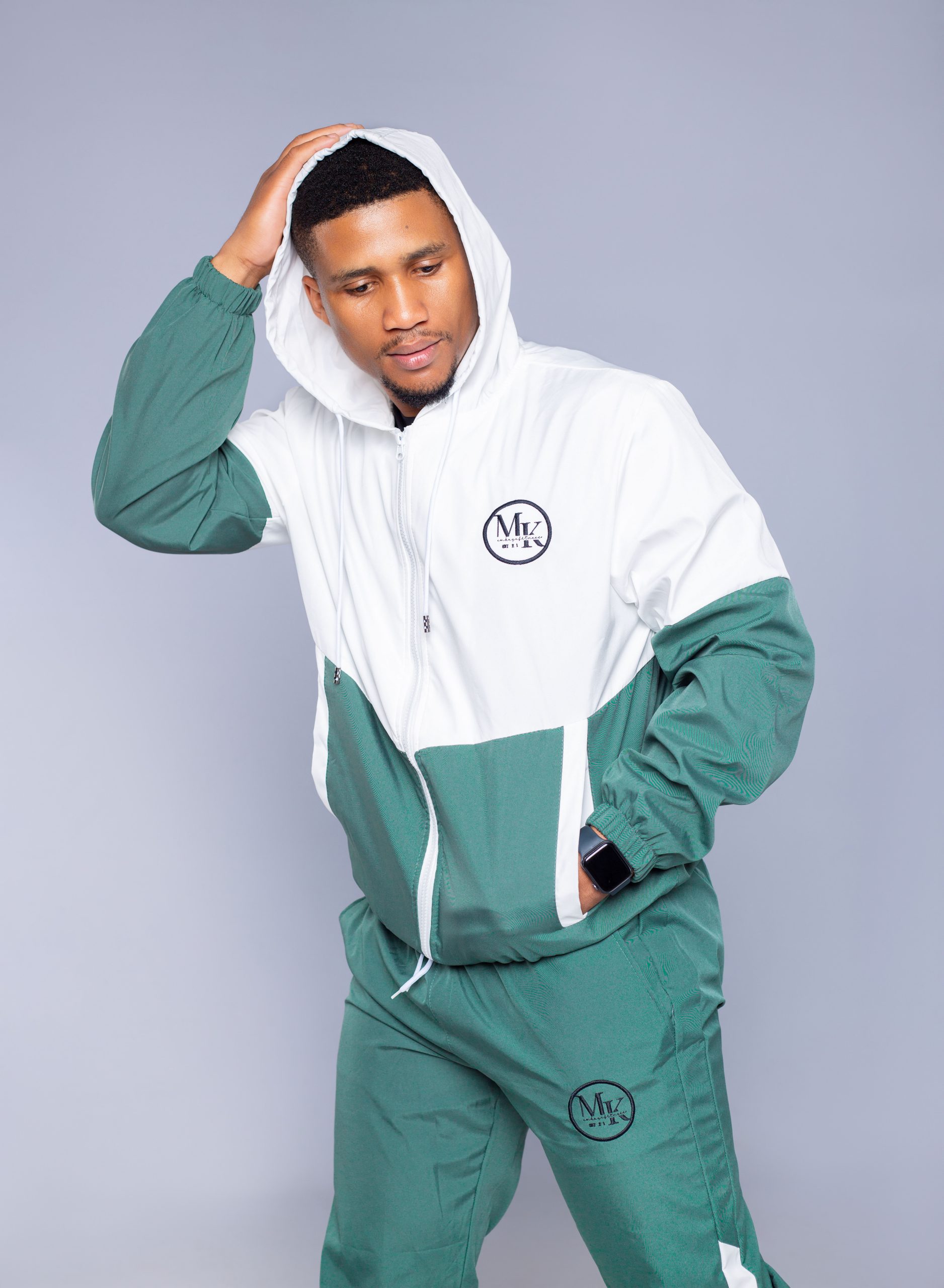 2pcs Men's Hooded Tracksuit - Image 5
