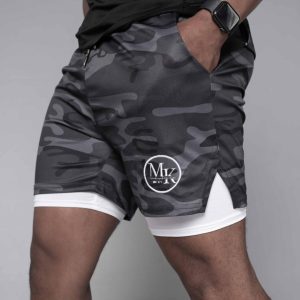 Men’s Camouflage grey shorts
